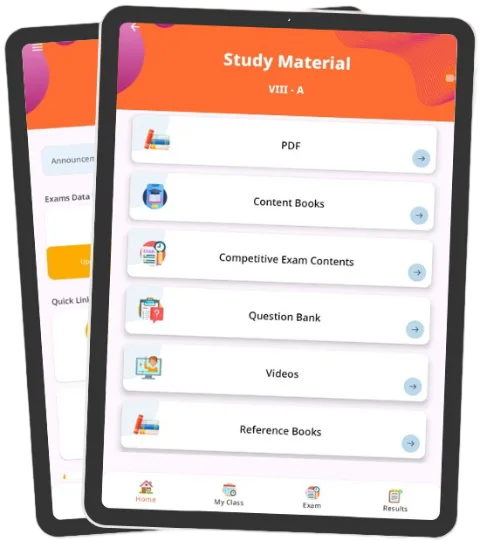 VidyaUpasna LMS study material on tablets